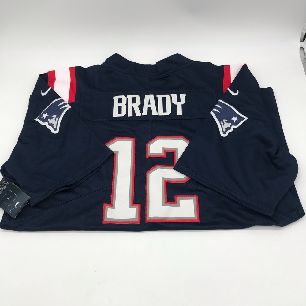 NFL NIKE New England Patriots Brady #12 Jersey XXL
